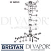 Bristan Quadrant 5Way Divertor Plated Shower Spares